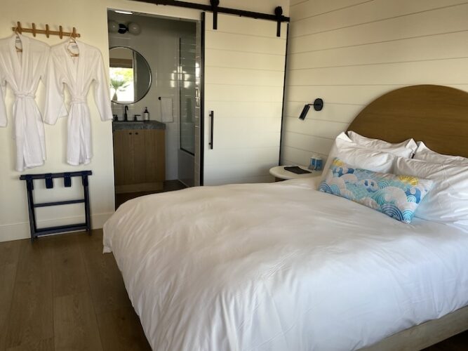 Guest room, The Pacific Motel, Cayucos, California