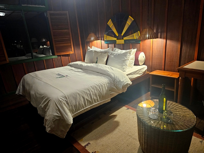 Bedroom at Trogon Lodge