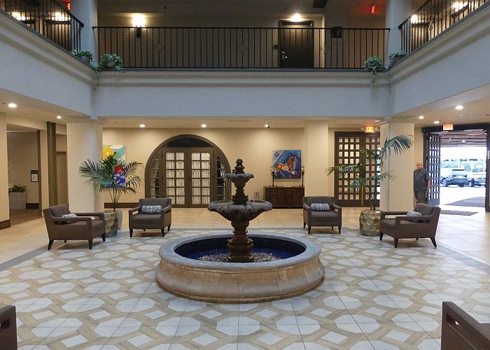 Lobby of Estancia del Norte Hotel in San Antonio