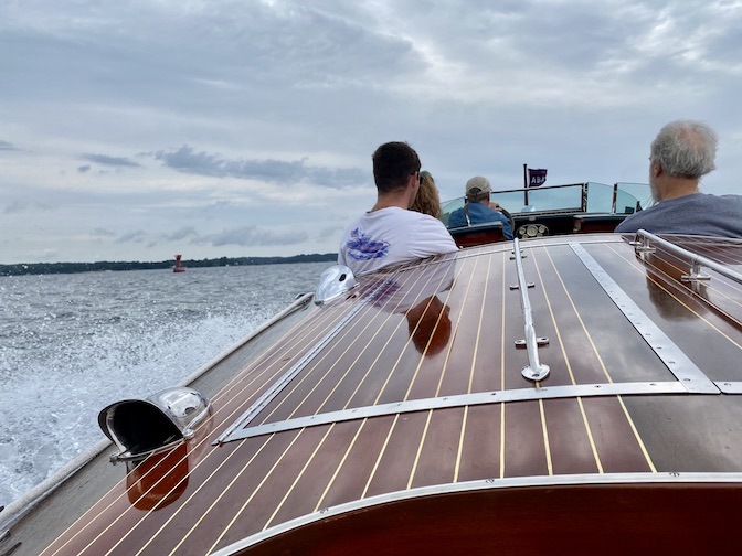 Antique Boat Museum boat ride.