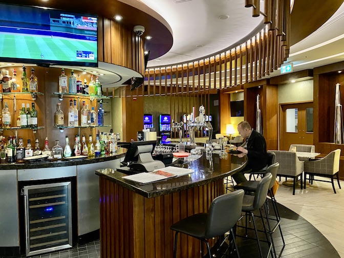 The bar and lounge at the Sheraton Hotel Newfoundland. 