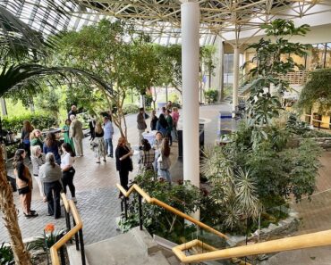 Gorgeous Garden Courtyard is great for receptions.