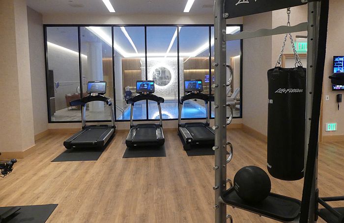 fitness center and pool at Westin Gwinnett