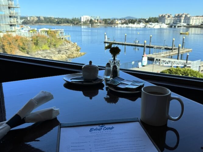 Blue Crab Restaurant, Coast Victoria Hotel & Marina by APA, Victoria BC Canada