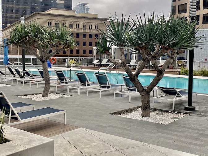 Pool at InterContinental Los Angeles Downtown