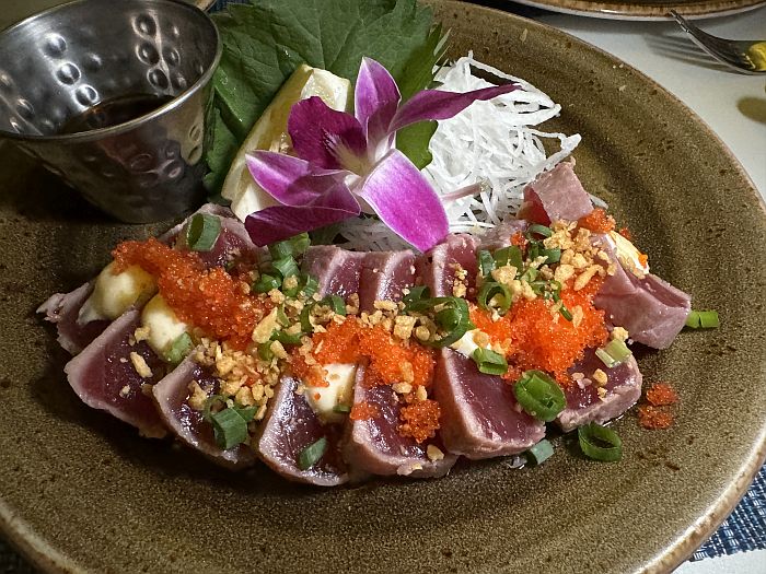 Ahi dish at House Without a Key at Halekulani in Oahu