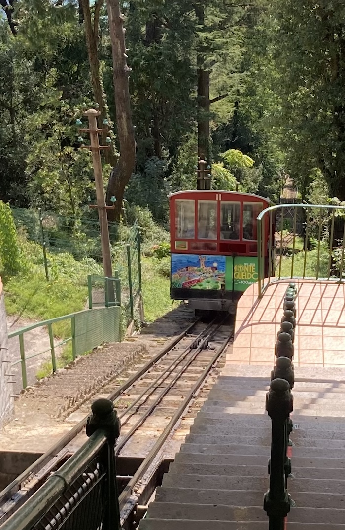 The tram to the Hotel Monte Igueldo