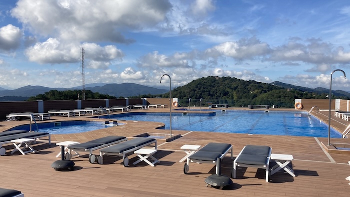 Rooftop pool at Hotel Monte Igueldo