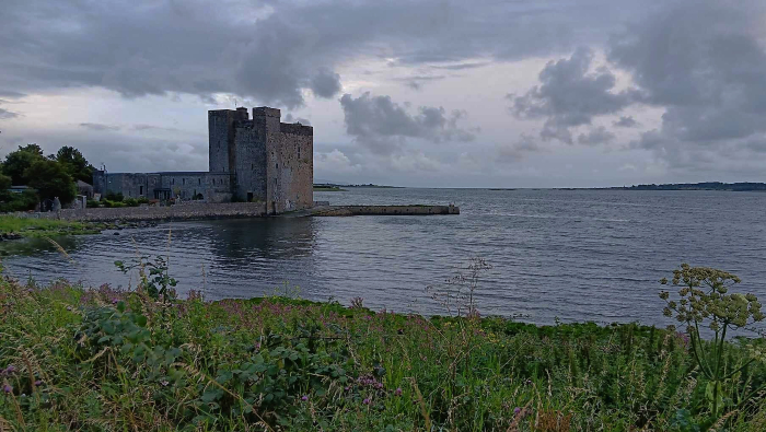 Tower castle in Oranmore, Ireland