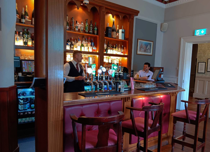 Barney's Bar in Oranmore Lodge is a classic hangout spot